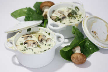 crema de calabacin con sofrito